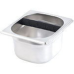 Cucina di Modena Abklopfbehälter für Kaffeesatz, Edelstahl Cucina di Modena Abklopfbehälter