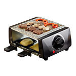 Rosenstein & Söhne Raclette mit Grillaufsatz und heißem Stein, für 4 Personen, 650 Watt Rosenstein & Söhne Raclette-Grills & Heiße Steine