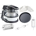 Rosenstein & Söhne Multi-Halogen-Konvektionsofen inkl. Zubehör-Paket, 14 l, 1.200 Watt Rosenstein & Söhne Halogenöfen