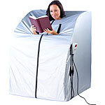 newgen medicals Portable Infrarot-Sauna V2 mit 2 Heizern, 1600 Watt newgen medicals Infrarot Falt-Saunen