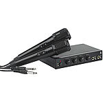 Karaoke-Set Plug & Play mit 2 Mikrofonen Karaoke (Blu-ray, DVD)