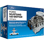 FRANZIS 200-teiliger Mustang V8-Motor, Funktionsmodell mit Sound, Maßstab 1:3 FRANZIS Bausätze für Motor-Modell