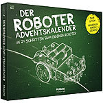 FRANZIS Adventskalender Roboter für Kinder, Löt-Bausatz mit optischem Sensor FRANZIS Roboter-Bausätze