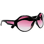 PEARL Butterfly-Sonnenbrille mit roten Gläsern, schwarz PEARL Butterfly Sonnenbrillen