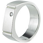 St. Leonhard Herrenring mit Stein, Titan, Größe 62 (Ø 19,7 mm) St. Leonhard Herren-Ringe Titan