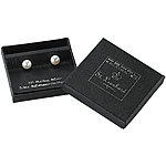 St. Leonhard Ohrstecker, 925 Sterling Silber mit Süßwasser-Zuchtperle St. Leonhard Perlen Ohrstecker 925 Sterling Silber