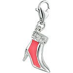 St. Leonhard Charm-Anhänger "Stiefelette" aus Edelstahl St. Leonhard Charm-Anhänger