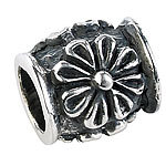 St. Leonhard Element Blumendruck, 925er Sterling-Silber St. Leonhard Charm Anhänger 925 Sterling Silber