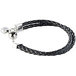 St. Leonhard Geflochtenes Lederarmband mit Magnetverschluss St. Leonhard Armbänder
