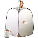 newgen medicals 2in1-Heim-Dampfbad und Sauna, portabel, 1.000-Watt-Generator & Timer newgen medicals Heim-Dampfbad /-Saunen