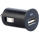 revolt Mini-USB-Netzteil für Kfz 12V mit 700mA revolt Kfz-USB-Netzteile für 12-V-Anschlüsse