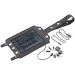 revolt Mobiles Solarpanel 17 x 25 cm mit Powerbank, 2.000 mAh, 2,46 W revolt USB-Solar-Powerbanks