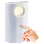 PEARL Helle LED-Lampe mit Batteriebetrieb, Touch-Sensor, dimmbar 1 - 50 lm PEARL LED-Batterie-Leuchten mit Touch-Sensoren