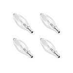 Luminea Halogen-Kerze, E14, 28 Watt, 370 Lumen, warmweiß, 4er-Set Luminea Halogen-Kerzen E14 (warmweiß)