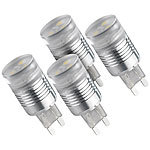 Luminea SMD LED-Energiesparlampe G9, tageslichtweiß, 230V, 4er-Pack Luminea LED-Stifte G9 (tageslichtweiß)