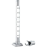 Lunartec Flexible warmweiße 4in1-LED-Unterbauleuchte, schwarz Lunartec LED-Unterbauleuchten