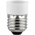 Lunartec Lampensockel-Adapter E27 auf E14, 4er-Set Lunartec Lampensockel-Adapter