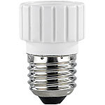 Lunartec 4er-Pack Lampensockel-Adapter von E27 auf GU10 Lunartec Lampensockel-Adapter