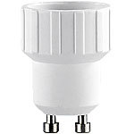 Lunartec Lampensockel-Adapter Adapter GU10 auf E14, 4er-Set Lunartec Lampensockel-Adapter