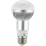 Luminea LED-Energiespar-Reflektorlampe E27, R63, 6000 K, 280 Lumen, 5,5 Watt Luminea LED Leuchtmittel E27 R63 (tageslichtweiß)