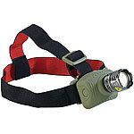 Lunartec Stirnlampe "IPX-4000 Zoom" mit 1 Watt Premium-LED von OSRAM Lunartec Stirnlampen