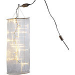 Lunartec Organza-Lichterschlauch: 60 cm Lichtskulptur mit 20 LEDs Lunartec Lichtskulptur