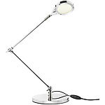 Lunartec Energiespar-Tisch-Lampe mit Metall-Corpus und 6-W-LED-Panel Lunartec Schreibtischlampen