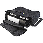 PEARL Lässige Umhänge-Tasche mit gepolstertem Notebook-Fach bis 14" PEARL Notebooktaschen