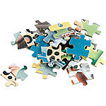 infactory 500-teiliges Glow-in-the-dark-Puzzle "Tierwelt" infactory Leucht-Puzzles