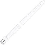 St. Leonhard Uhrenarmband aus Leder in Kroko-Optik weiß, 12 mm St. Leonhard Echt Leder Uhrenarmbänder