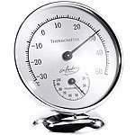 infactory Analoges XL Thermometer mit Hygrometer, 14 cm infactory Analoge Hygrometer Thermometer