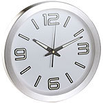 St. Leonhard Funk-Wanduhr "Glow-in-the-dark", Aluminium St. Leonhard Nachleuchtende Funk-Wanduhren