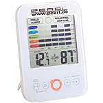 PEARL Digital-Hygrometer/Thermometer mit Schimmel-Alarm und LCD-Display PEARL Hygrometer Thermometer mit Schimmel Alarm