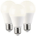 Luminea 9er-Set LED-Lampen, E, 9 W, E27, warmweiß, 3000 K Luminea