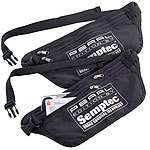 Semptec Urban Survival Technology 2er-Set praktische Reise-Hüft- und -Bauchtasche, schwarz Semptec Urban Survival Technology Bauchtaschen