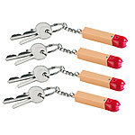 infactory 4er-Set LED-Schlüsselanhänger im Streichholz-Design infactory LED-Mini-Taschenlampen