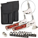 Semptec Urban Survival Technology 2er-Set 26in1-Multitool mit Holzgriff und Schraubendreher-Set Semptec Urban Survival Technology Multitools mit Schraubendreher-Sets