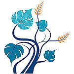 infactory Wand-Tattoo "Blue Tree" 120 cm hoch infactory Wandtattoos