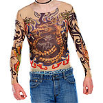 infactory Tattoo-Shirt "Tribal & Dragon", bunt infactory Tattoo-Shirts