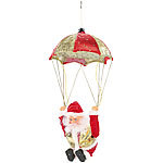 infactory Weihnachtsmann "Santa Sky" mit Fallschirm (refurbished) infactory Singende Weihnachtsmänner mit Fallschirmen