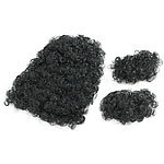 infactory Lockiges Brusthaar-Toupet und Koteletten infactory Kostüm-Accessoires