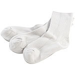 PEARL basic Socken aus Bambus-Viskose, 3 Paar in weiß, Gr. 35-38 PEARL basic Bambus-Socken