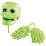 infactory Glow-in-the-dark Grusel-Deko-Set, 3-teilig infactory Halloween-Dekorationen Glow-in-the-Dark