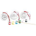 Your Design Keramik-Weihnachtskugeln zum Selbstbemalen Your Design Weihnachtsbaum-Kugeln