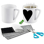 Your Design 5x Thermofolie: Für selbst gestaltete Zaubertassen Your Design Farbwechsel Thermo-Folien-Sets