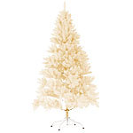 infactory Künstlicher Weihnachtsbaum 180cm, 1071 Spitzen, Ständer, cremefarben infactory