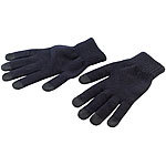 PEARL urban Strick-Handschuhe mit 5 Touchscreen-Fingerkuppen Gr. L PEARL urban Strick Handschuhe mit kapazitiven Fingerkuppen