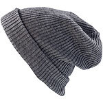 PEARL urban Extrawarme Strickmütze, hellgrau PEARL urban Strick-Mützen