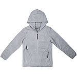 PEARL outdoor Fleece-Jacke mit Kapuze für Damen, Größe S, grau PEARL outdoor Damen-Fleece-Jacken