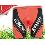 Speeron Funktionale Radlerhose für Herren, Größe L, rot Speeron Herren Radhosen